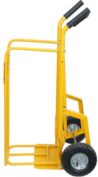 Didelio našumo medienos transportavimo vežimėlis, 200 kg talpa, plieninė konstrukcija, pneumatiniai ratai, sodo ir namų naudojimui, rankinis vežimėlis