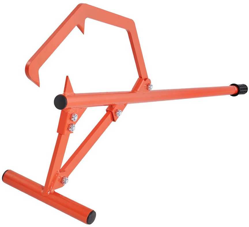 Didelio našumo rąstų keltuvas, plieno rąstų ritinėlis, reguliuojamas kablys, medienos keltuvas rąstams, miško ruošos įrankiai rąstams kelti 63.5 cm
