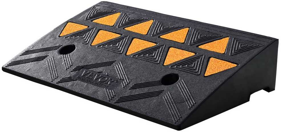 VEVOR Guminis šaligatvio nuolydžio rampa 10.8 cm aukščio