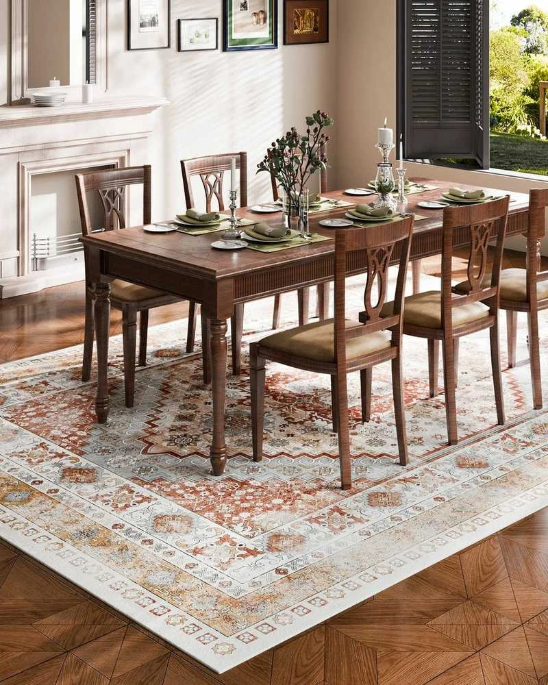 VEVOR didelis kilimas 274 x 366 cm vidinis neslystantis