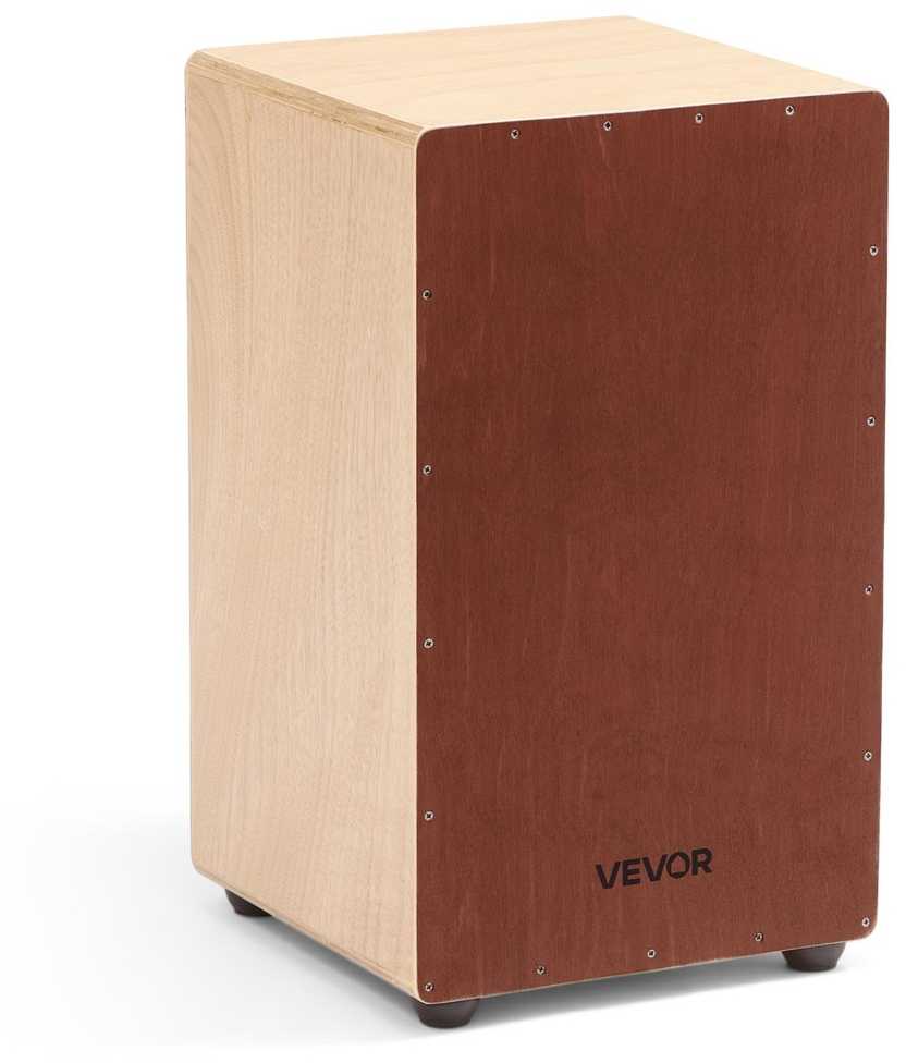 VEVOR Didelis klevo medienos cajon būgnas su stygomis
