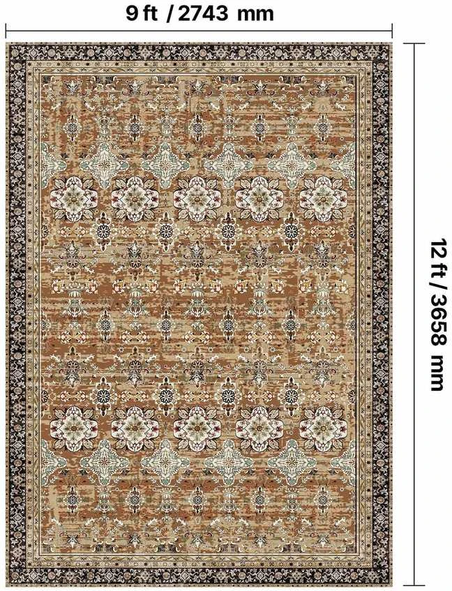 VEVOR didelis languotas kilimas 274 x 366 cm
