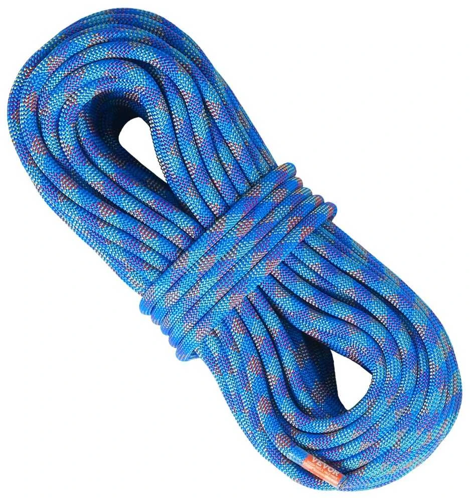 VEVOR 10,2 mm dinaminė alpinizmo virvė 40 m mėlyna