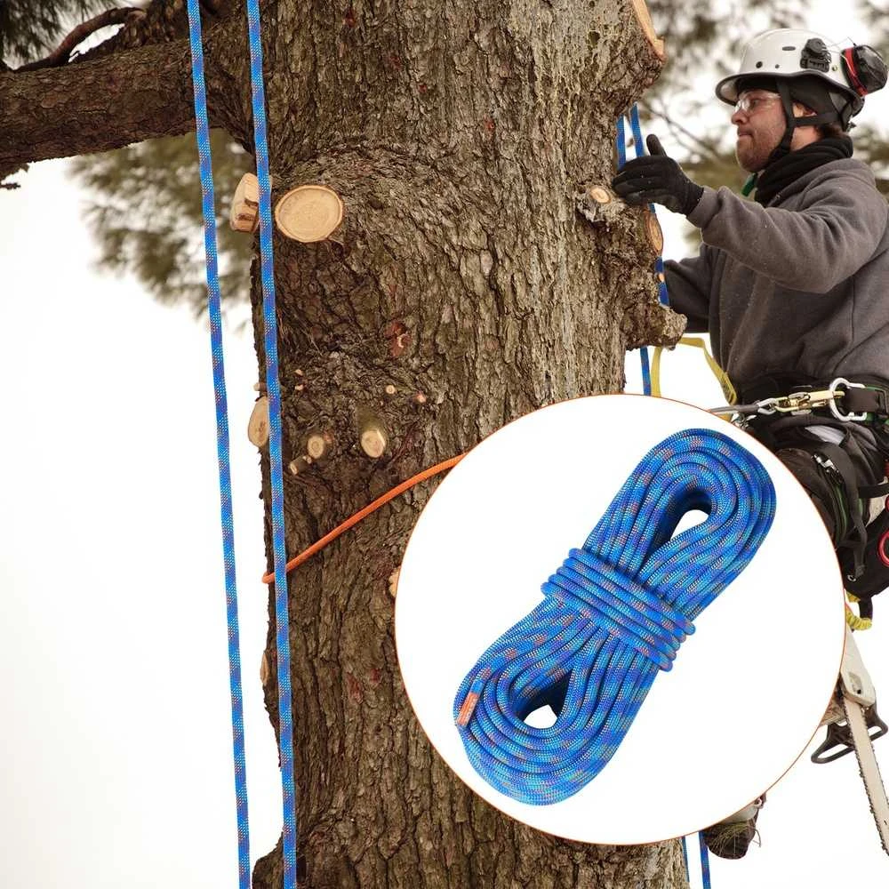 VEVOR 10,2 mm dinaminė alpinizmo virvė 40 m mėlyna