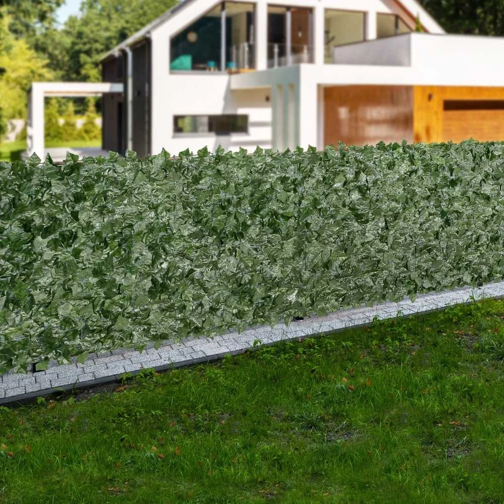 VEVOR Dirbtinė ažūrinė tvorelė 1 x 5m lauko erdvėms