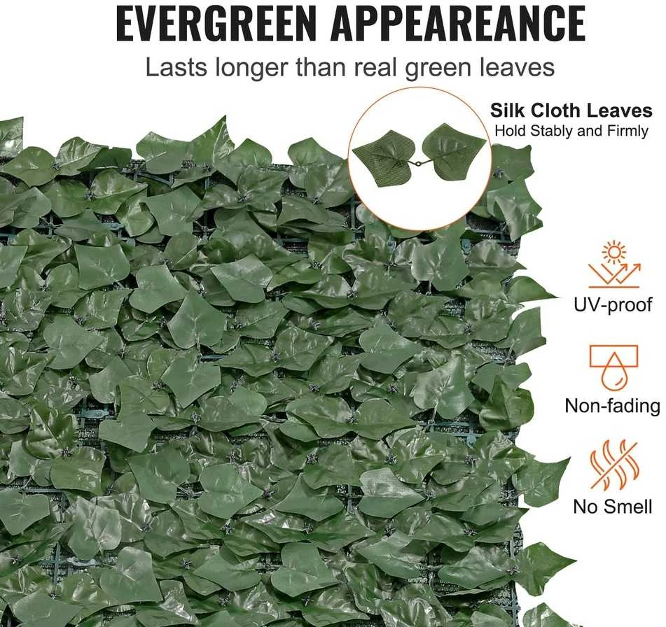 VEVOR Ivy privatus tvoros ekranas 1.5 x 4 m