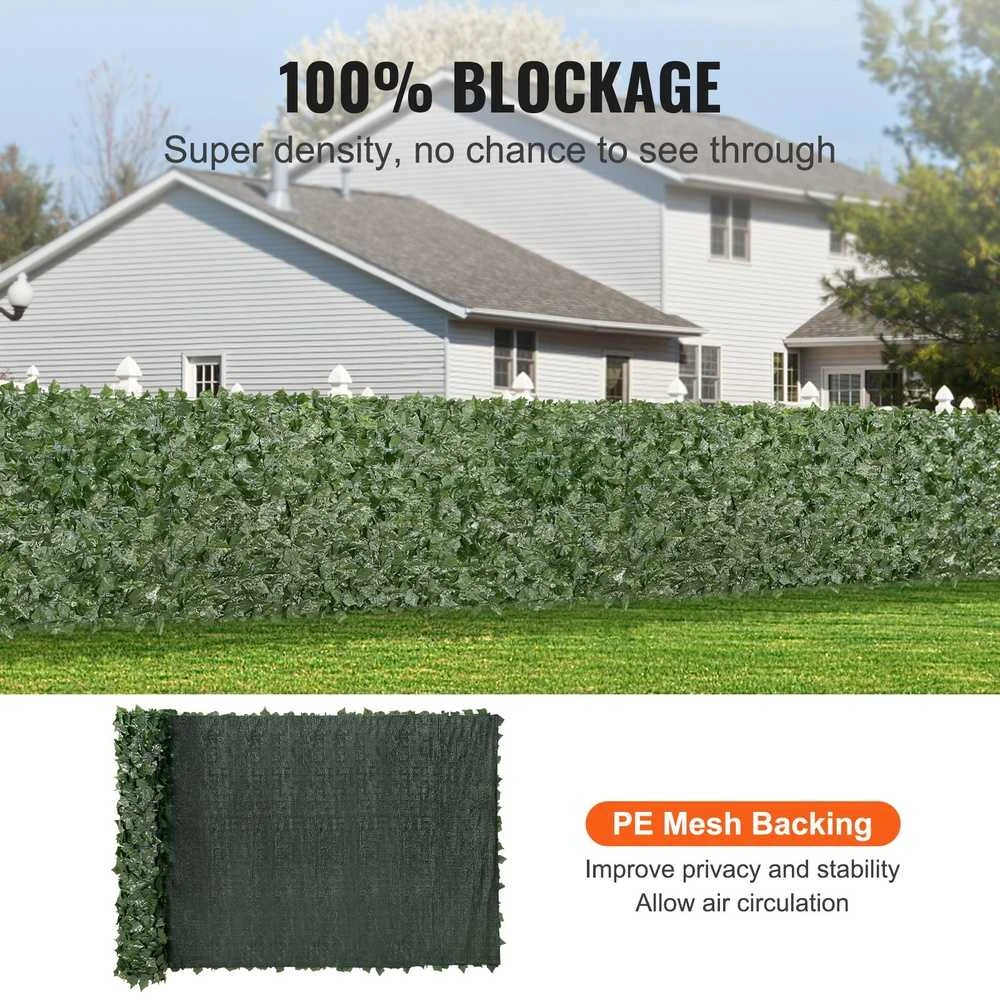 VEVOR Ivy privatus tvoros ekranas 1.5 x 4 m