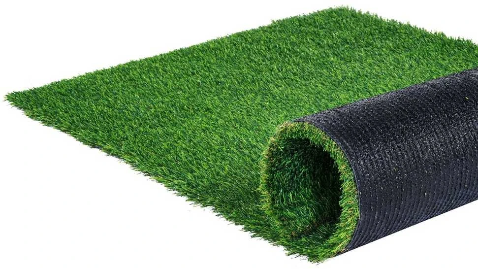 Dirbtinės žolės kilimas, 1530 x 3050 mm, žalias, 35 mm aukščio plaušai, lauko kiemo vejos dekoracija, dirbtinės žolės kilimėlis prie durų