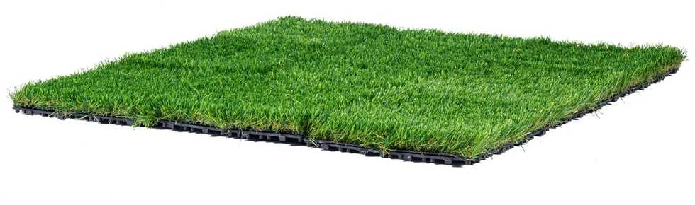 Dirbtinės žolės plytelės, sujungiama veja, savaime drenuojantis kilimėlis, 305x305mm sintetinės žolės plytelės, lauko sodo plytelės