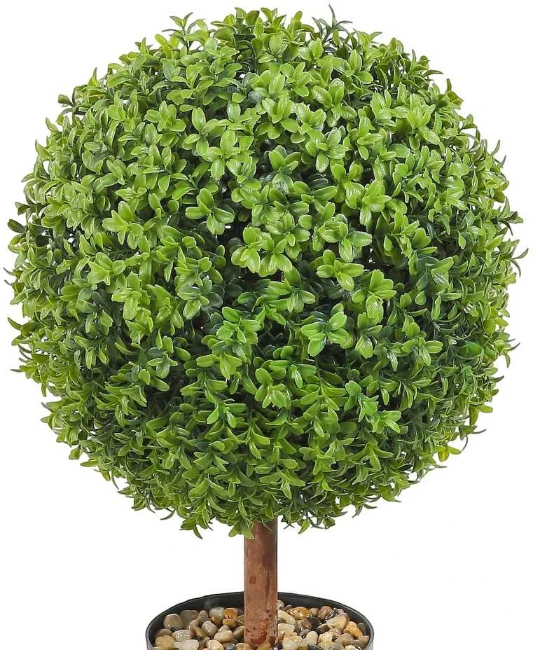 Dirbtinis buksmedis, Topiaras, Rutulys, Dekoratyvinis, Lauko, Vidaus
