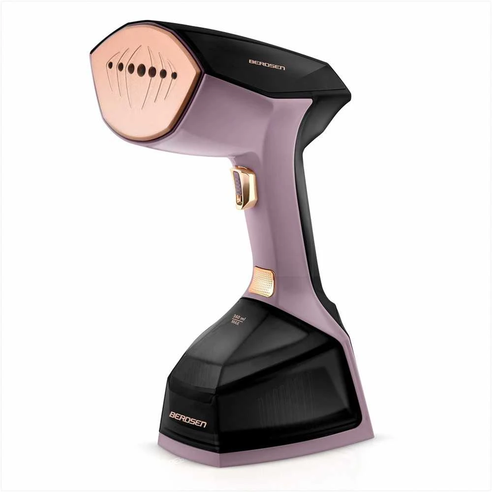 Berdsen Drabužių garintuvas, galingas 2000W, su didele 360ml talpykla, LCD ekranas, greitam raukšlių pašalinimui, kelioninis garintuvas, drabužių priežiūra