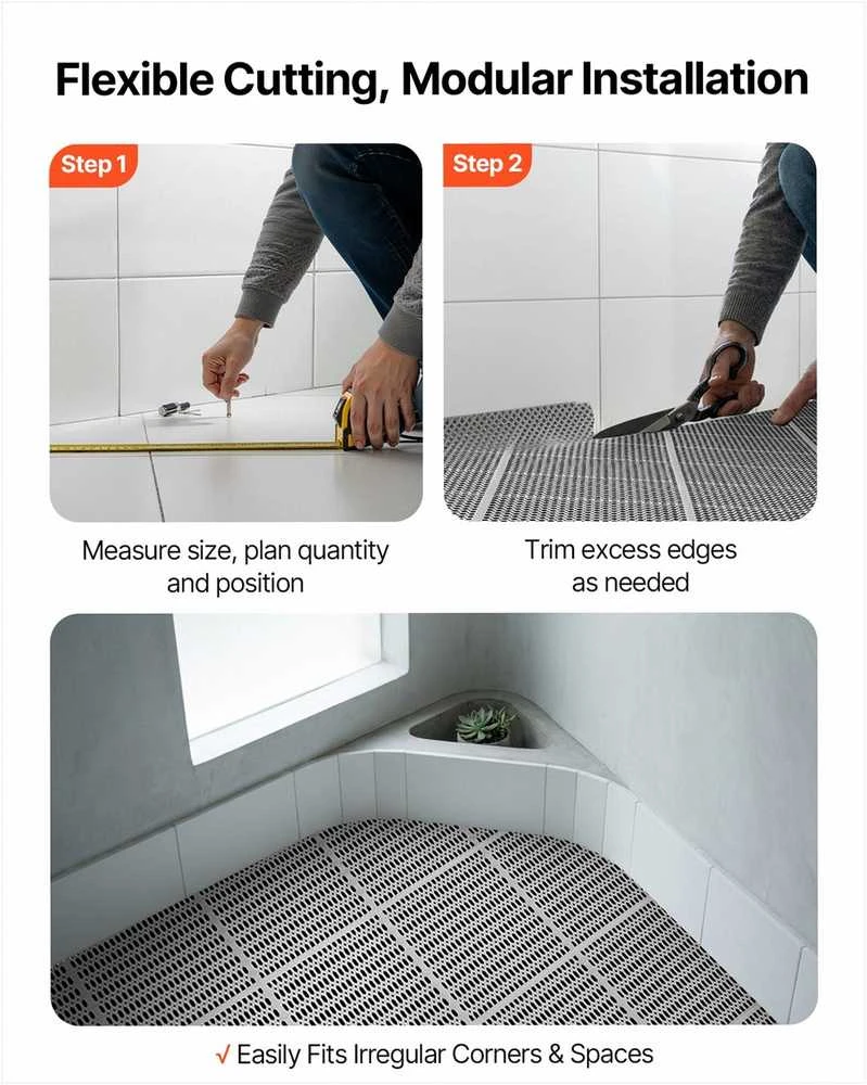 VEVOR PVC vandens nutekėjimo kilimėlis, 90 x 1500 cm