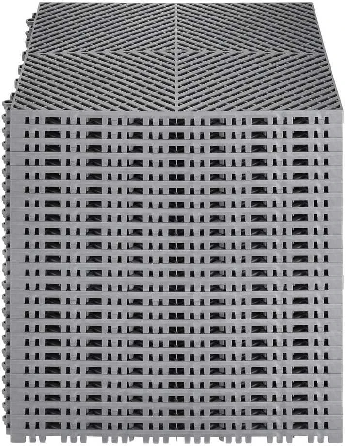 Drenažo kilimėlis, modulinis sujungiamas kilimėlis, 415 mm drenažo grindų plytelė, garažo ir komercinis drenažo kilimėlis