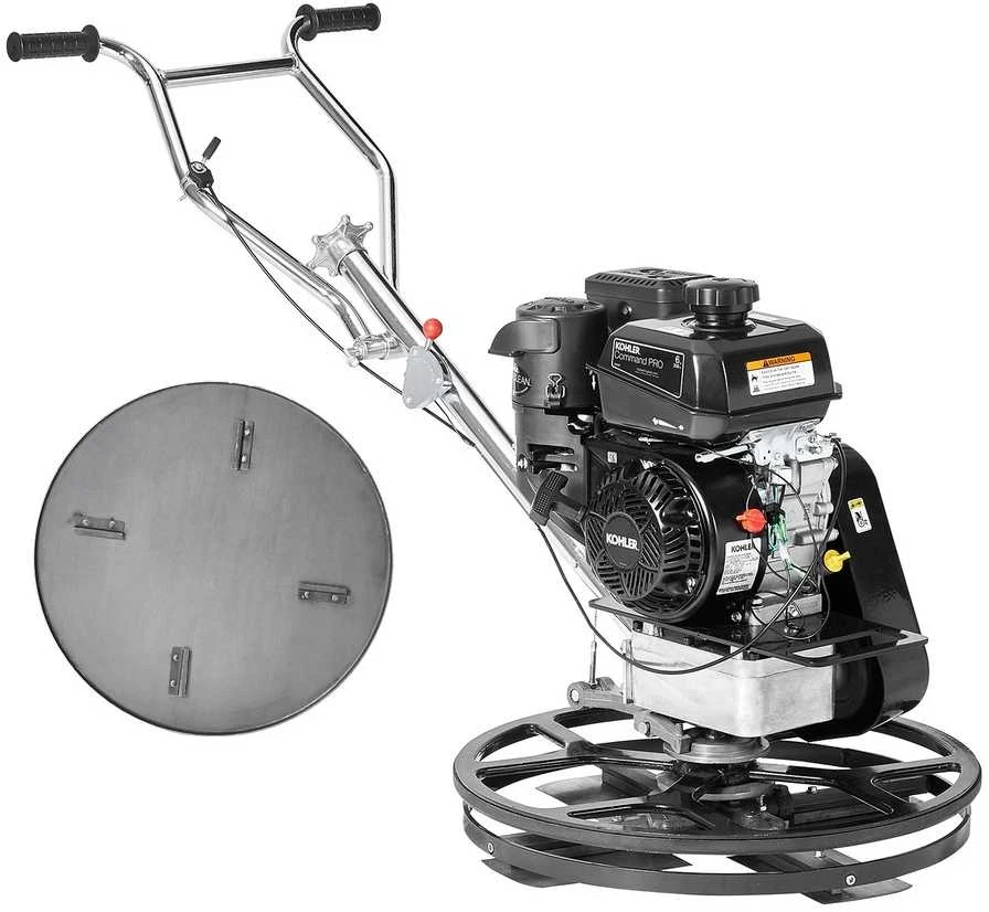 VEVOR Cemento glaistyklė 61 cm 4,5 kW su plūdine plokšte