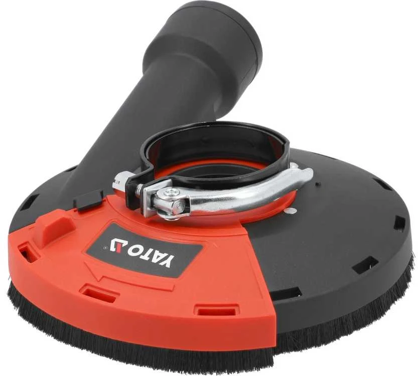 Yato Dulkių gaubtas šlifavimui 180 mm, betoninėms tinko grindų medienos, šlifuoklio priedas, dulkių gaubtas