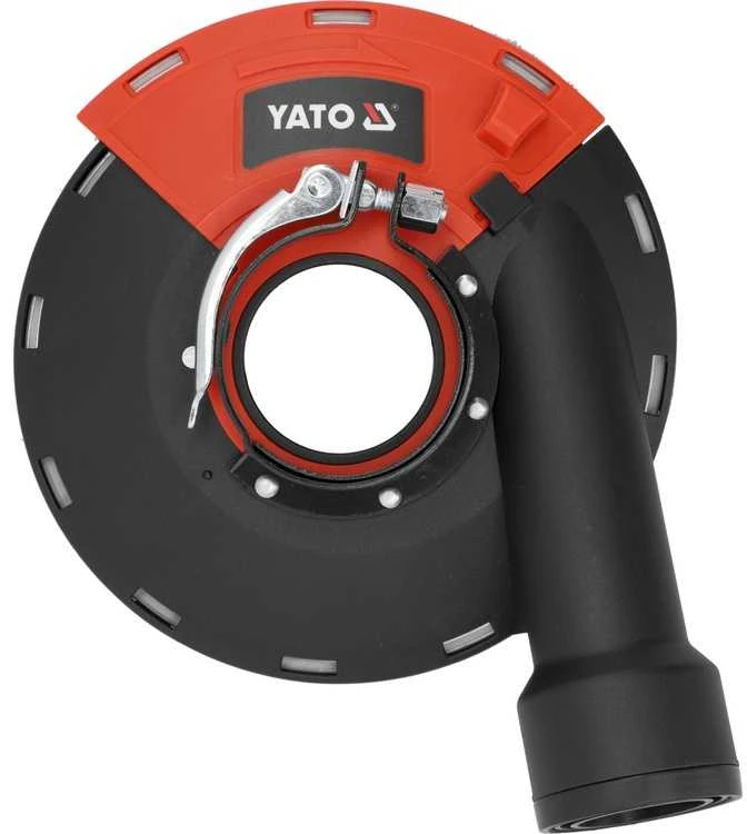 Yato Dulkių gaubtas šlifavimui 180 mm, betoninėms tinko grindų medienos, šlifuoklio priedas, dulkių gaubtas