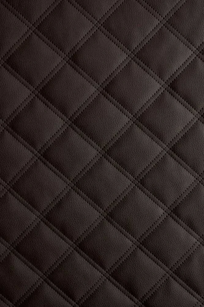 Durų apmušalai SONIC 3 rudi 110 cm, rombo rašto, eko odos, garso izoliacija, durų panelė, minkštos durys