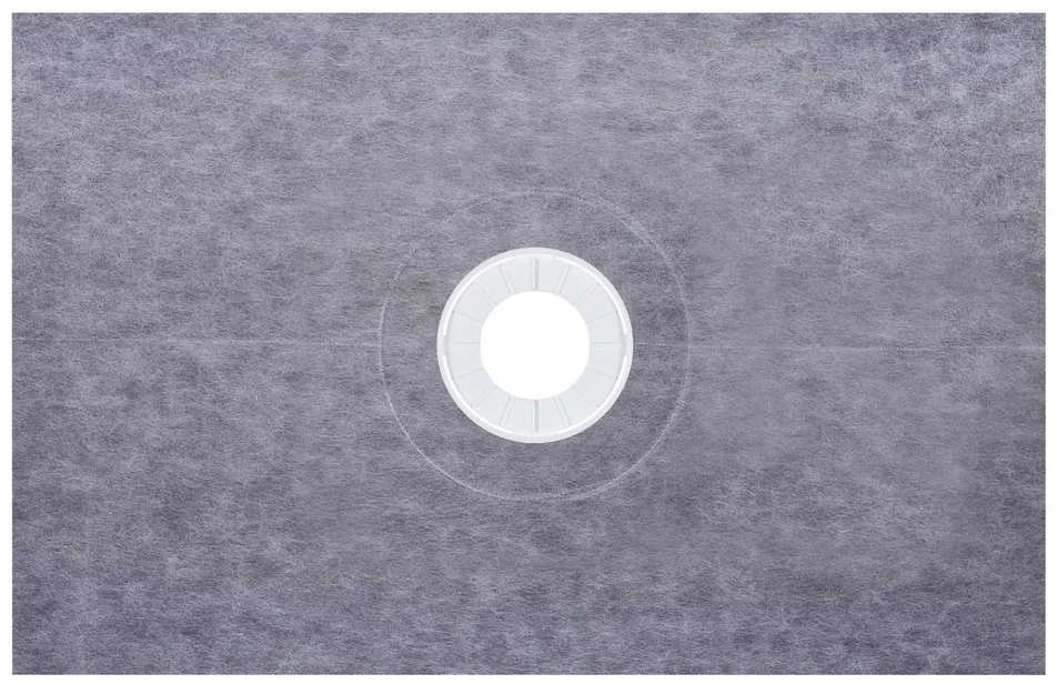 Dušo komplektas, su centriniu nutekėjimu, vandeniui atsparus ABS dušo padėklas, 1219.2 mm x 1828.8 mm, vonios kambario renovacijai