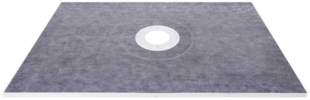 Dušo komplektas, su centriniu nutekėjimu, vandeniui atsparus ABS dušo padėklas, 1219.2 mm x 1828.8 mm, vonios kambario renovacijai
