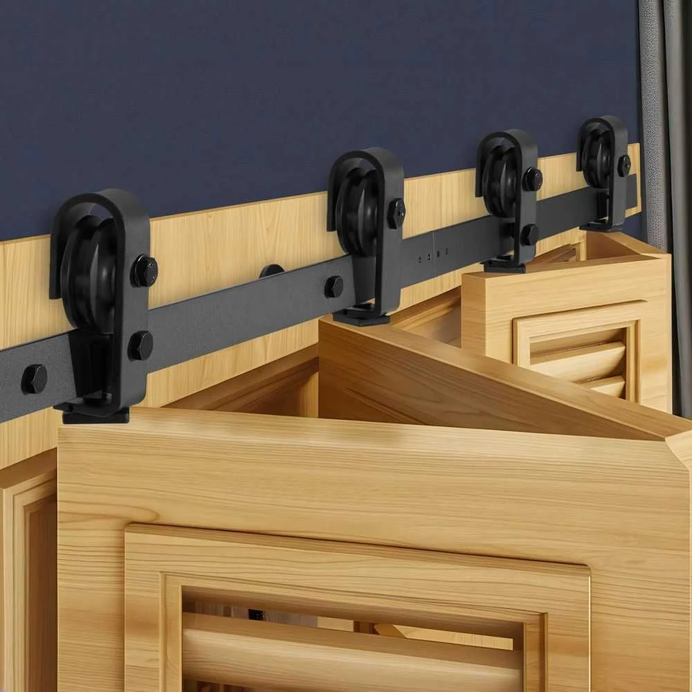VEVOR Dvigubas stumdomas durų rinkinys 132 cm