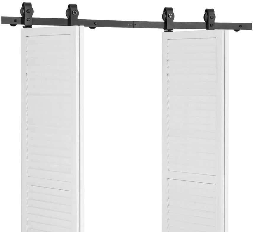 VEVOR dvejų poslinkių tvarkingų durų bėgių sistema 152 cm