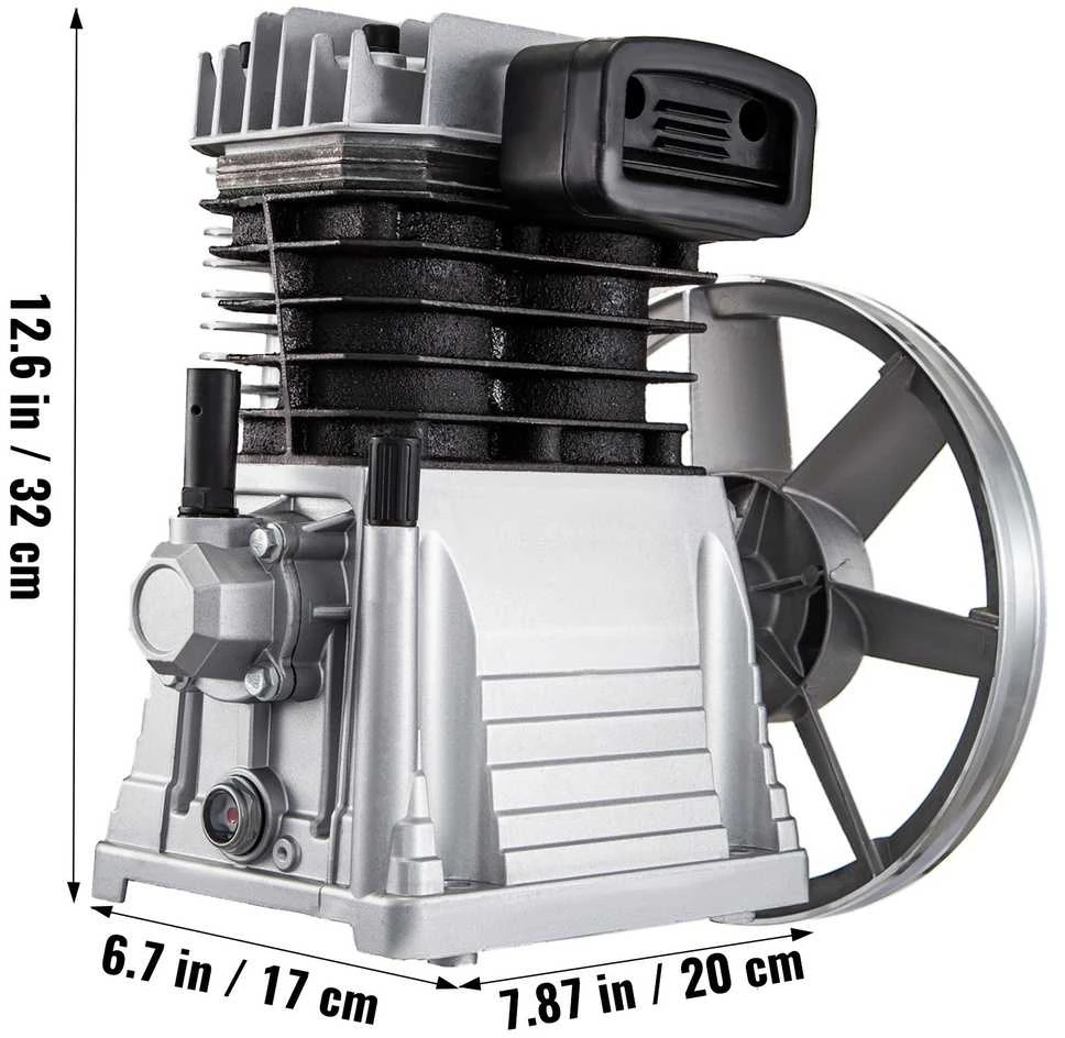 Dvigubo cilindro oro kompresoriaus siurblys, 2.2KW, 116 PSI, pramoninės klasės