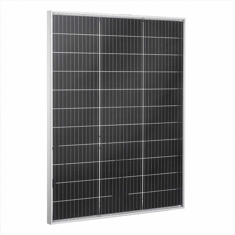 Dvipusiai saulės kolektoriai 100W, monokristalinis fotovoltinis modulis automobiliui, valčiai, kemperiui, IP67 atsparumas vandeniui, aliuminio rėmas, MC4 išvestis, saulės baterija