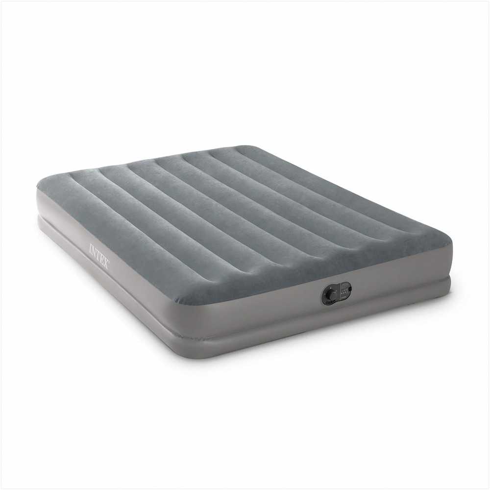 Pripučiamas čiužinys Intex Queen Prestige Mid-Rise su USB pompa 152×203×30 cm