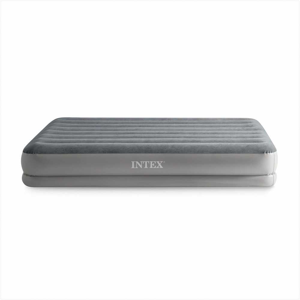 Pripučiamas čiužinys Intex Queen Prestige Mid-Rise su USB pompa 152×203×30 cm