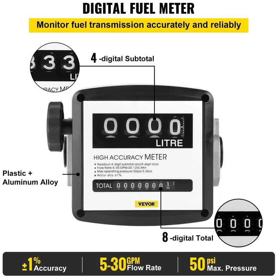 VEVOR Elektrinė 220V dyzelinio kuro pompa
