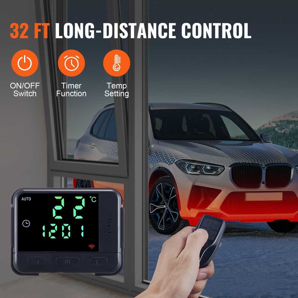Dyzelinis oro šildytuvas 2kW su LCD, pulteliu, 12V. Autonominis šildymas, salono šildytuvas, dyzelinis šildytuvas automobiliui