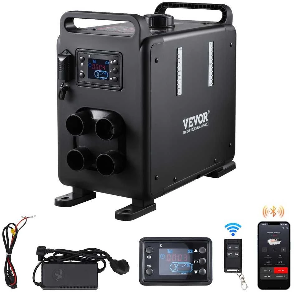 Vevor Dyzelinė automobilių autonominė šildytuvas 12V/24V