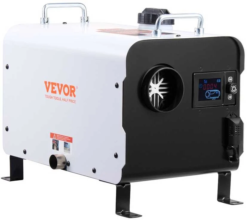 Dyzelinis šildytuvas 12V/24V 8KW, Bluetooth, RV, kemperiui, garažui, su CO jutikliu, autonominis
