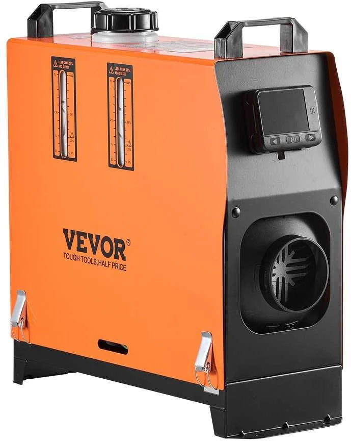 Dyzelinis šildytuvas 8 kW 12-24V, autonominis, su pulteliu, kemperiams, sunkvežimiams, valtims, žiemai