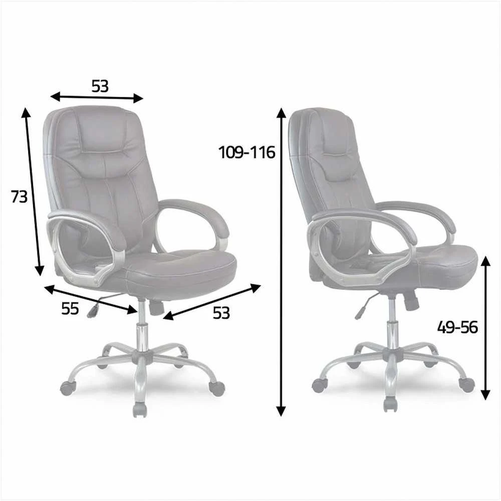 Sofotel Ekologiškos odos biuro kėdė, ergonomiška kompiuterio kėdė, juoda vadovo kėdė, reguliuojamo aukščio biuro kėdė, patogi darbo kėdė
