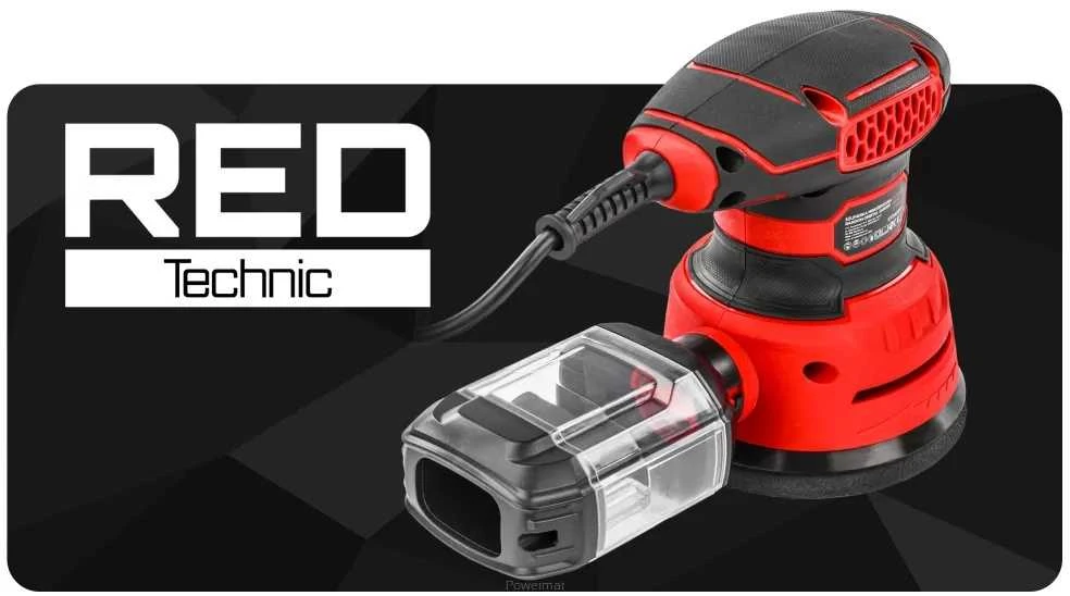 Ekscentrinis šlifuoklis, 1100W elektrinis kintamo greičio, su 24 šlifavimo diskais, medienai, metalui ir automobilių reikmėms