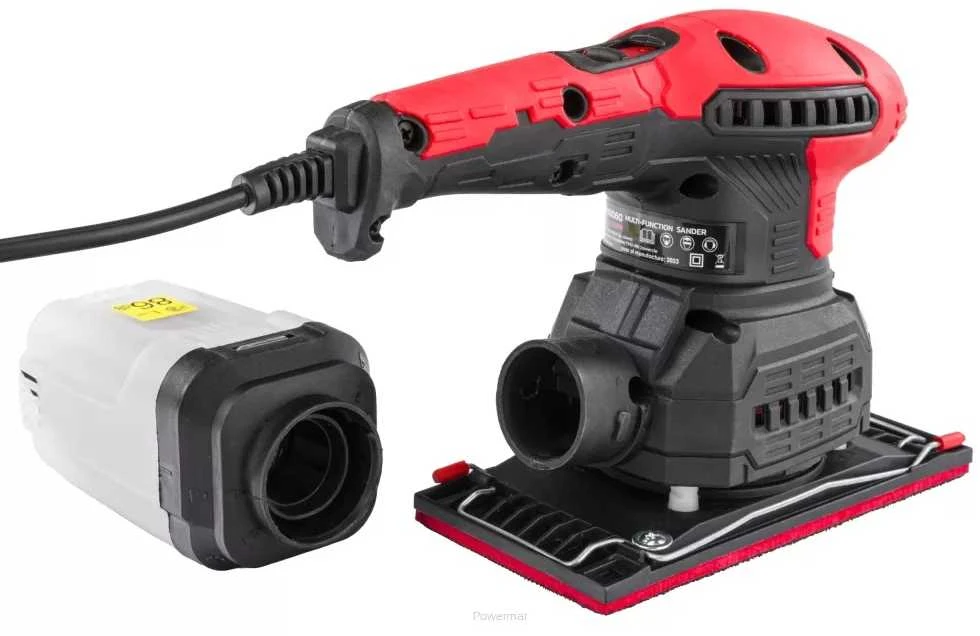 Red Technic Raudona Technic Universalus 3in1 ekscentrinis šlifuoklis Raudona Technic RTSMO0060