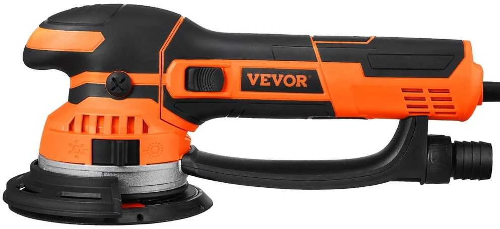 VEVOR Ekscentrinis šlifuoklis 15 cm su 10 šlifavimo diskų
