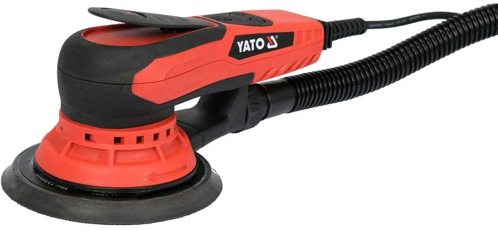 Ekscentrinis šlifuoklis 150mm, 350W su greičio reguliavimu, dažų šalinimui, lako šalinimui, rūdžių šalinimui