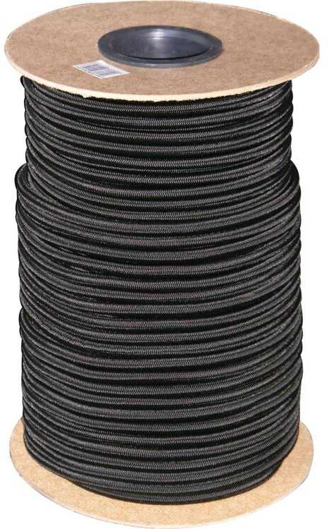 Vorel Elastingas virvelė 10mm 100m, atsparus UV spinduliams, pintas polipropileno virvelė, elastinga virvė, guminės šerdies virvelė