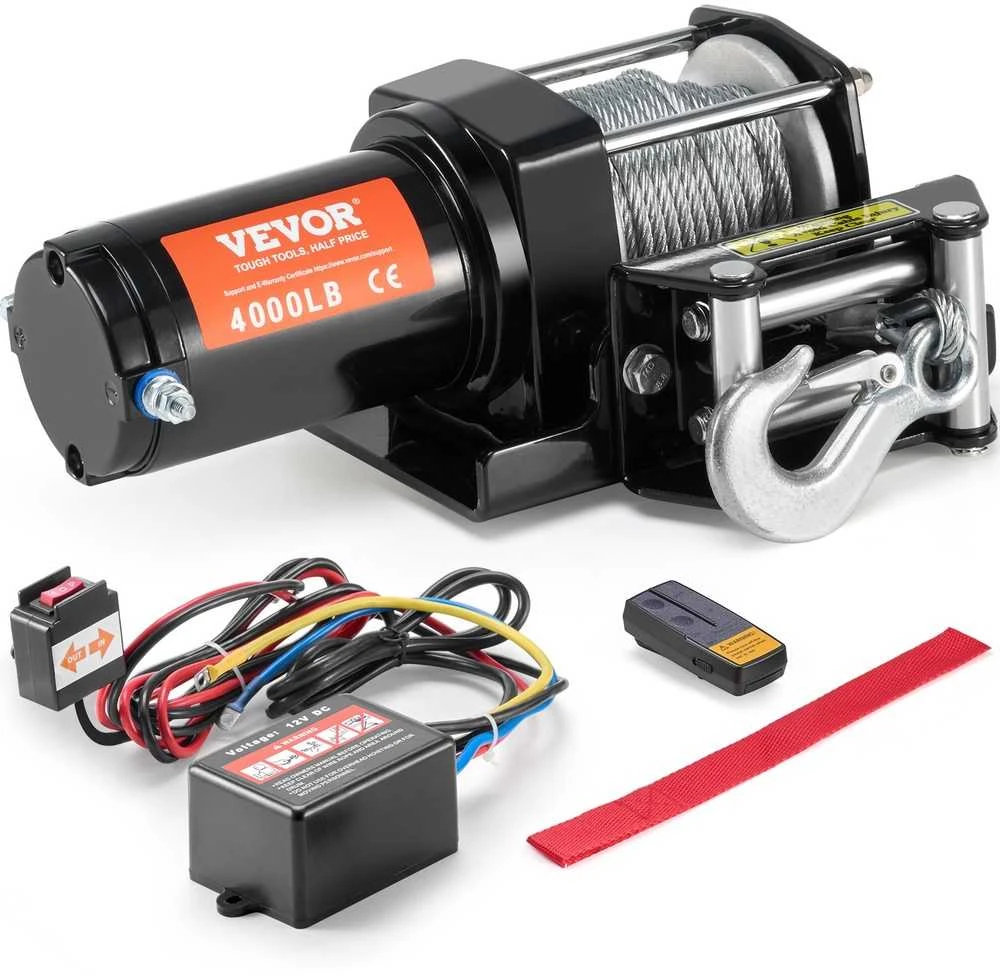 VEVOR Elektrinis gervė ATV UTV kabelis 1814 kg