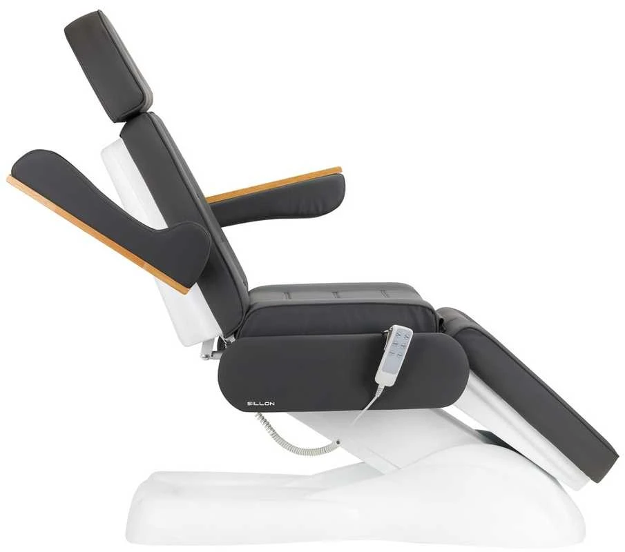 Activeshop Kosmetologinis krėslas SILLON PRESTIGE LUX ELECTRIC 3 MOTOR Pilkas