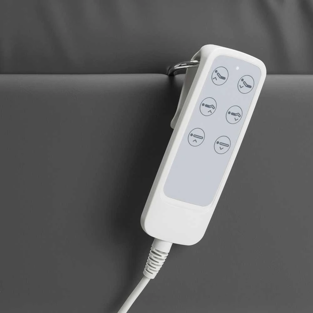 Activeshop Kosmetologinis krėslas SILLON PRESTIGE LUX ELECTRIC 3 MOTOR Pilkas