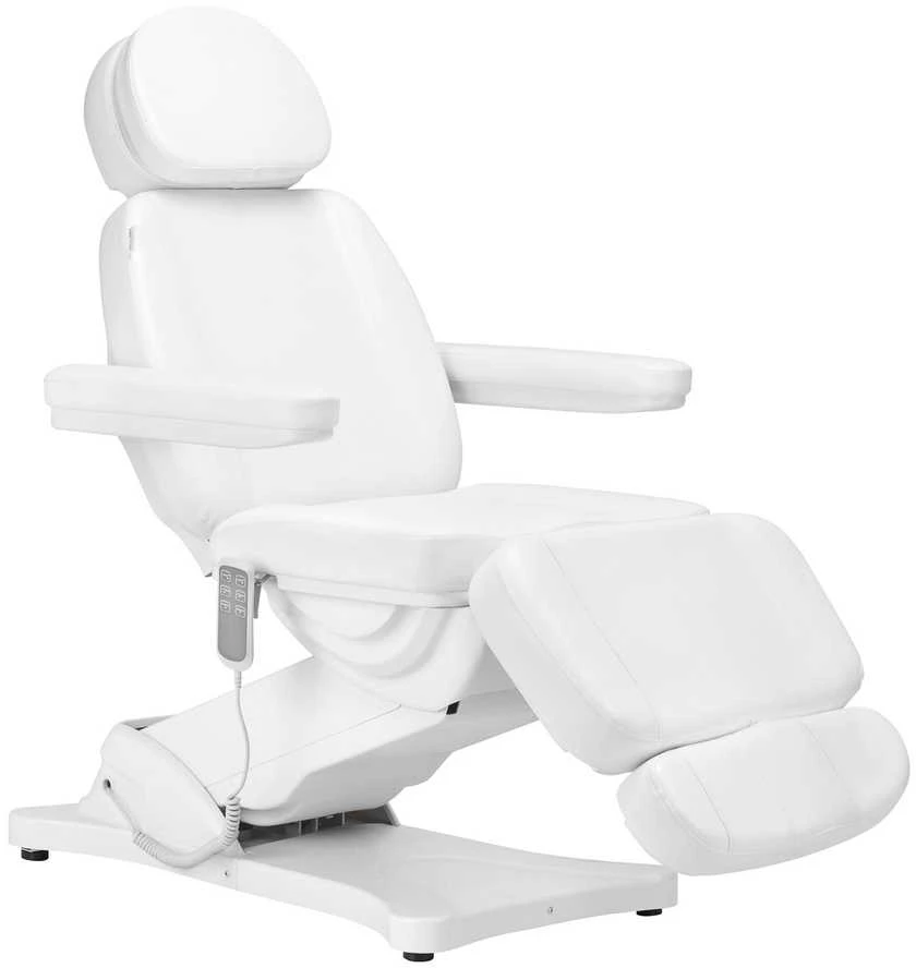 Activeshop Kosmetologinis krėslas SILLON CLASSIC 3 MOTOR ELECTRIC Baltas