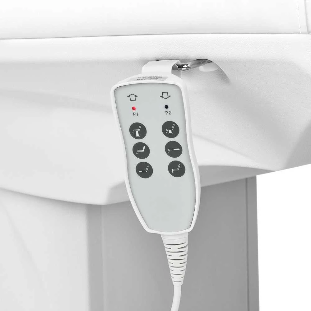 Activeshop Kosmetologinis krėslas Azzurro 891 Electric 3 Motors Professional Baltas