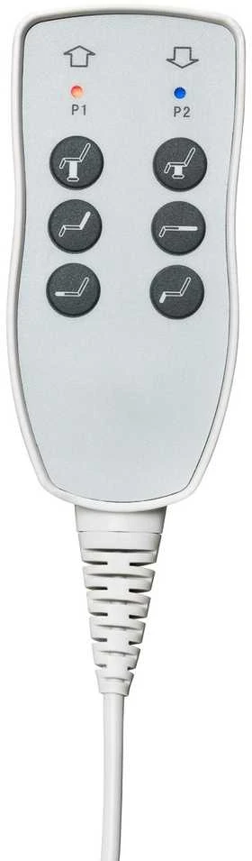 Activeshop Kosmetologinis krėslas Azzurro 891 Electric 3 Motors Professional Pilkas