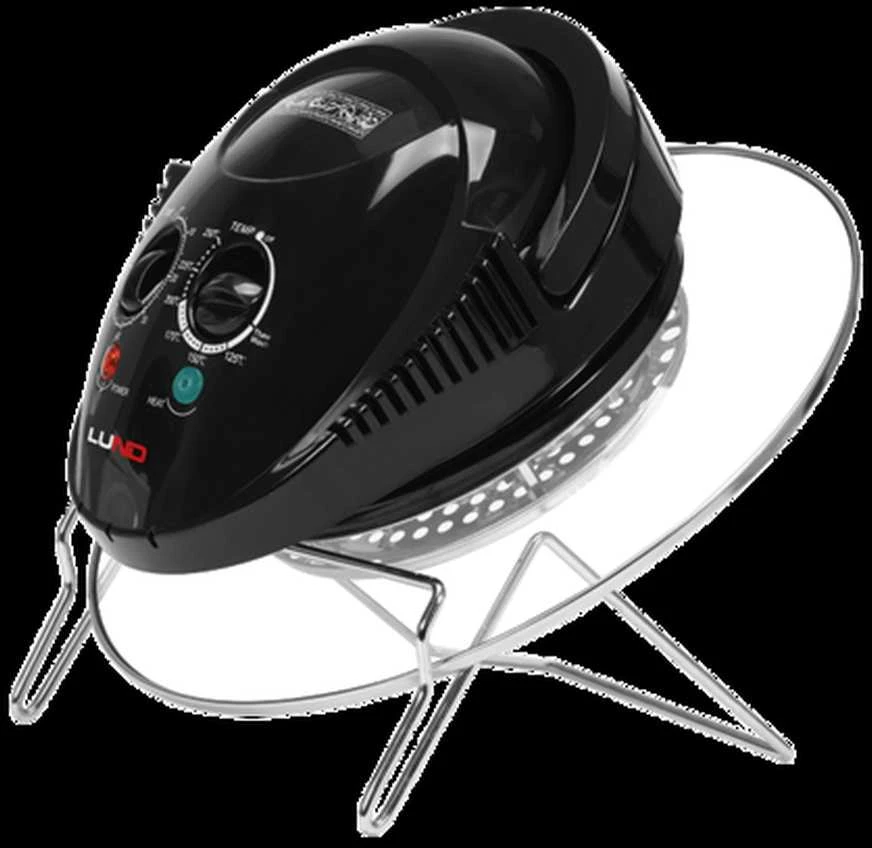 Halogeninis garų puodas Lund 67641, 17 l, juodas