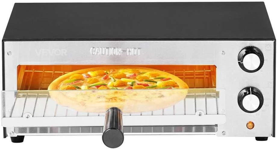 Elektrinė krosnelė VEVOR Elektrinė stalviršio orkaitė picai 12 colių 1450W