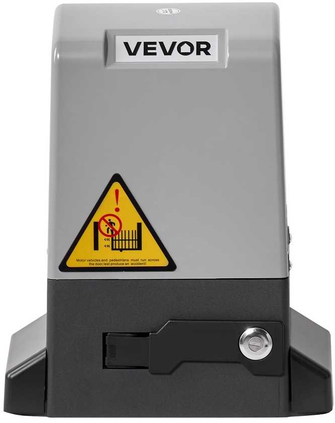 Elektrinė stumdomų vartų pavara 400W, automatinis vartų operatorius, kiemo vartams, 25 m, slankiojantiems vartams