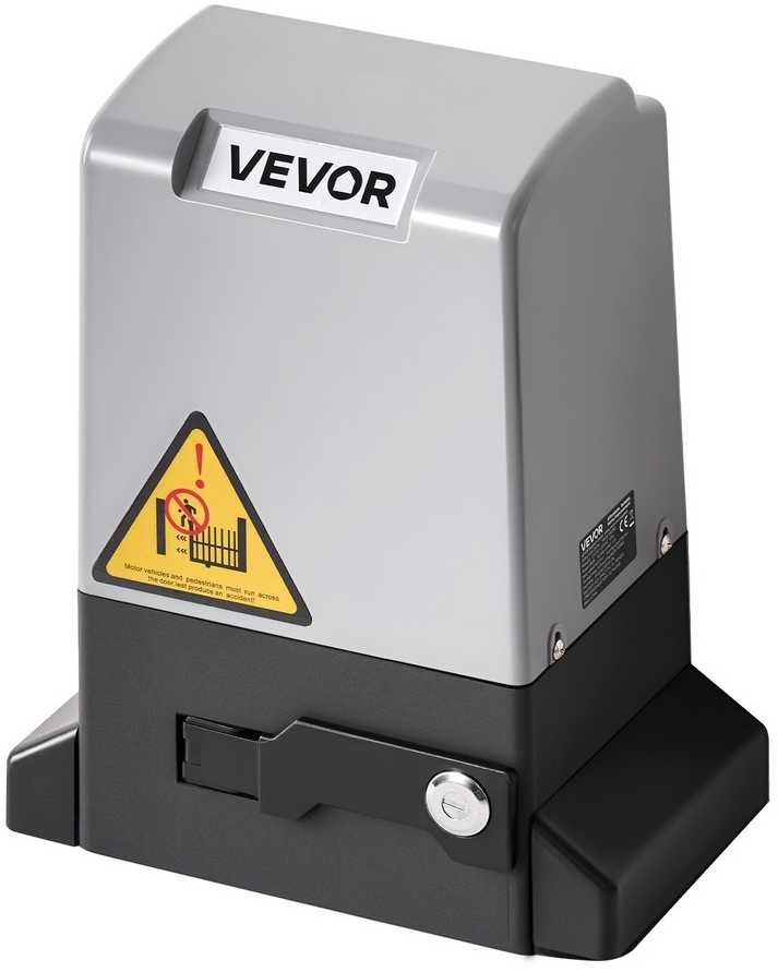 Elektrinė stumdomų vartų pavara 400W, automatinis vartų operatorius, kiemo vartams, 25 m, slankiojantiems vartams